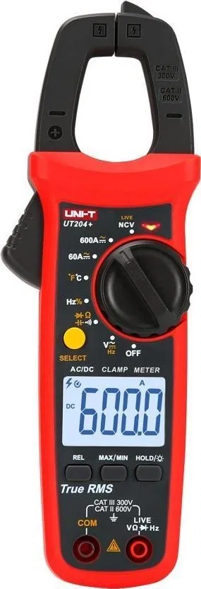 Uni-T Stromzangenmessgerät Uni-T UT204+