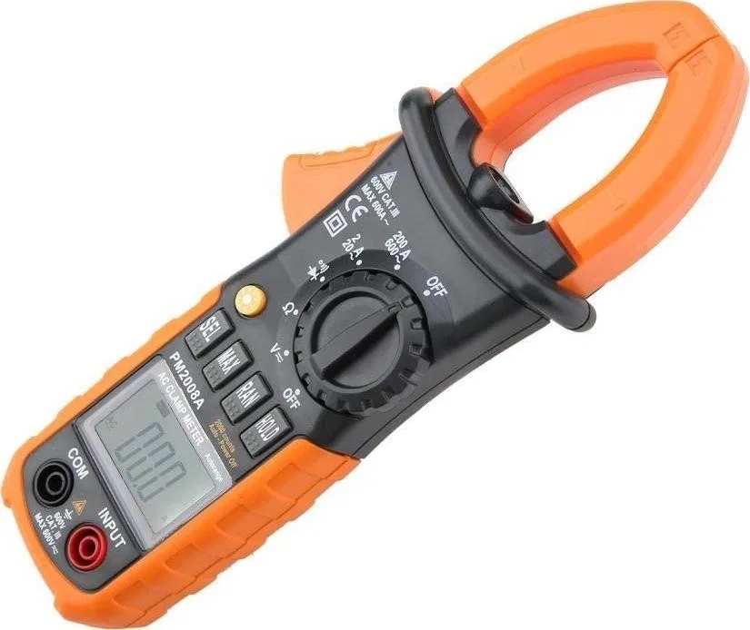 Peakmeter PM2008A – digitales Zangenamperemeter zur Messung von Spannung, Strom, Widerstand, Dioden und Gleichstrom im Stromkreis