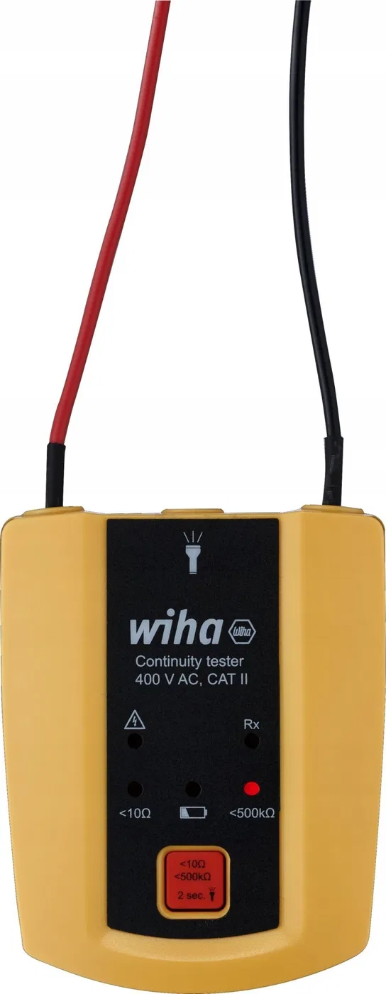 Wiha Wiha Durchgangsprüfer 45222, bis zu 400 V AC, CAT II (gelb/schwarz)