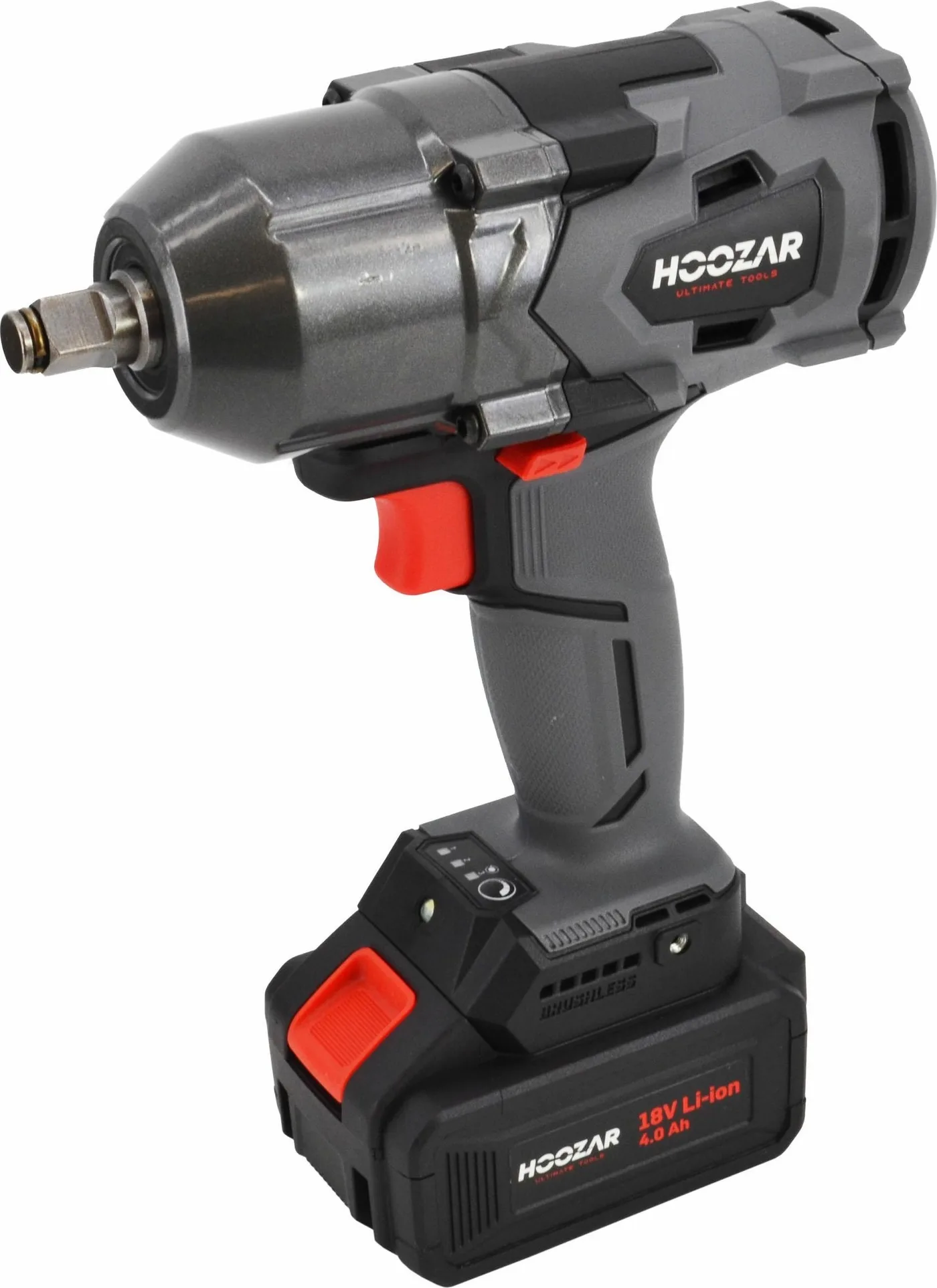 Schlagschrauber HOOZAR IMPACT WRENCH 1/2" 18 V 1x4,0 Ah 600 N·m IW20BL