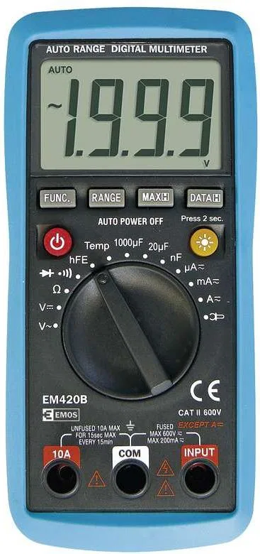 Emos Digitalmultimeter EM420B 2–600 V (M0420)