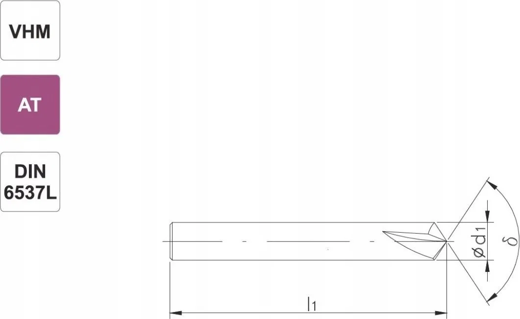 Fräser FAZOWNIK FI 12,00 90° VHM TIALN - W9-054012-1200