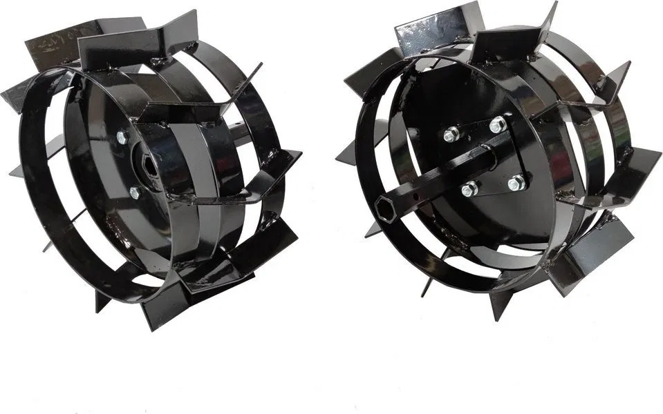 MasterCut-Motorhacke – Metallschaufelräder aus Eisen für die MasterCut HSDT-Motorhacke – Sechskantachse – Raddurchmesser 390 mm