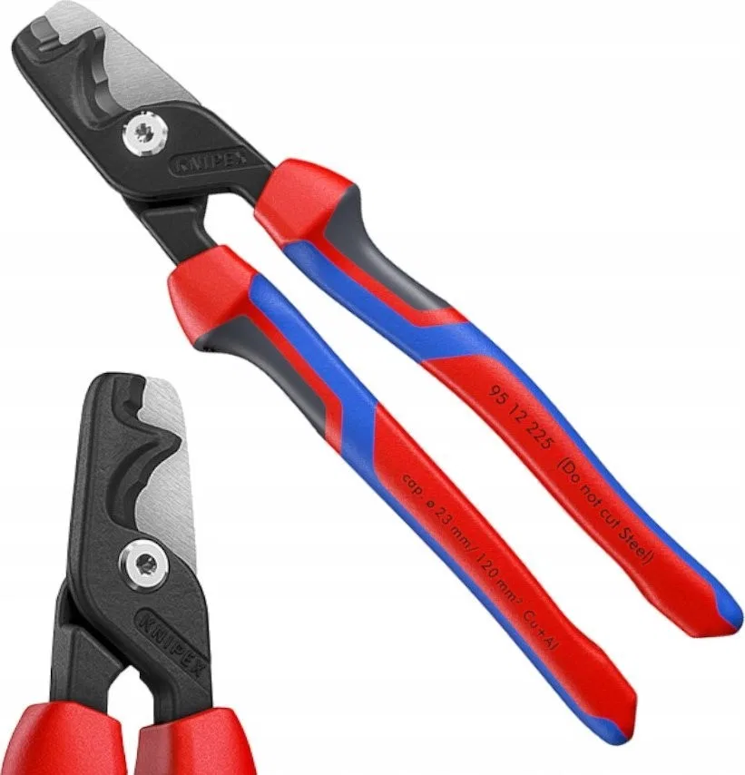 Knipex KNIPEX Kabelschere StepCut XL Composite 225 mm