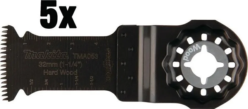 Makita MAKITA MT BIM-Tiefschnitt-Sägeblatt 32 mm x 50 mm / 5 Stück für Hartholz