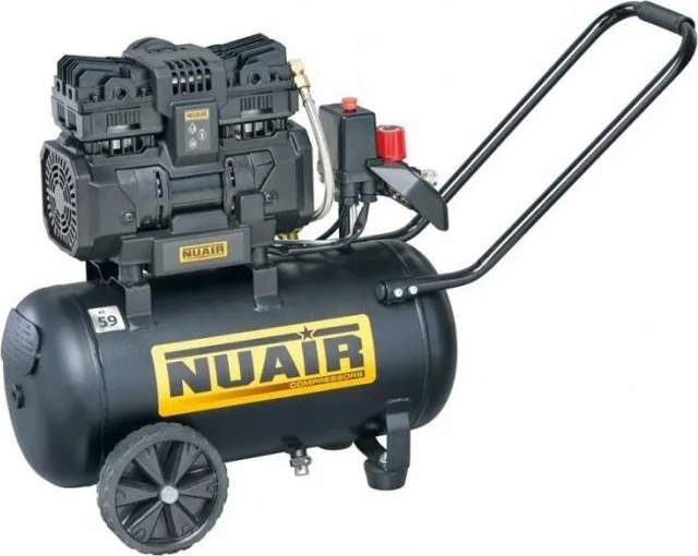 Nuair-Autokompressor – ÖLFREIER, GERÄUSCHARMER KOMPRESSOR 24 L, 8 BAR, 1,5 PS (1 STÜCK)