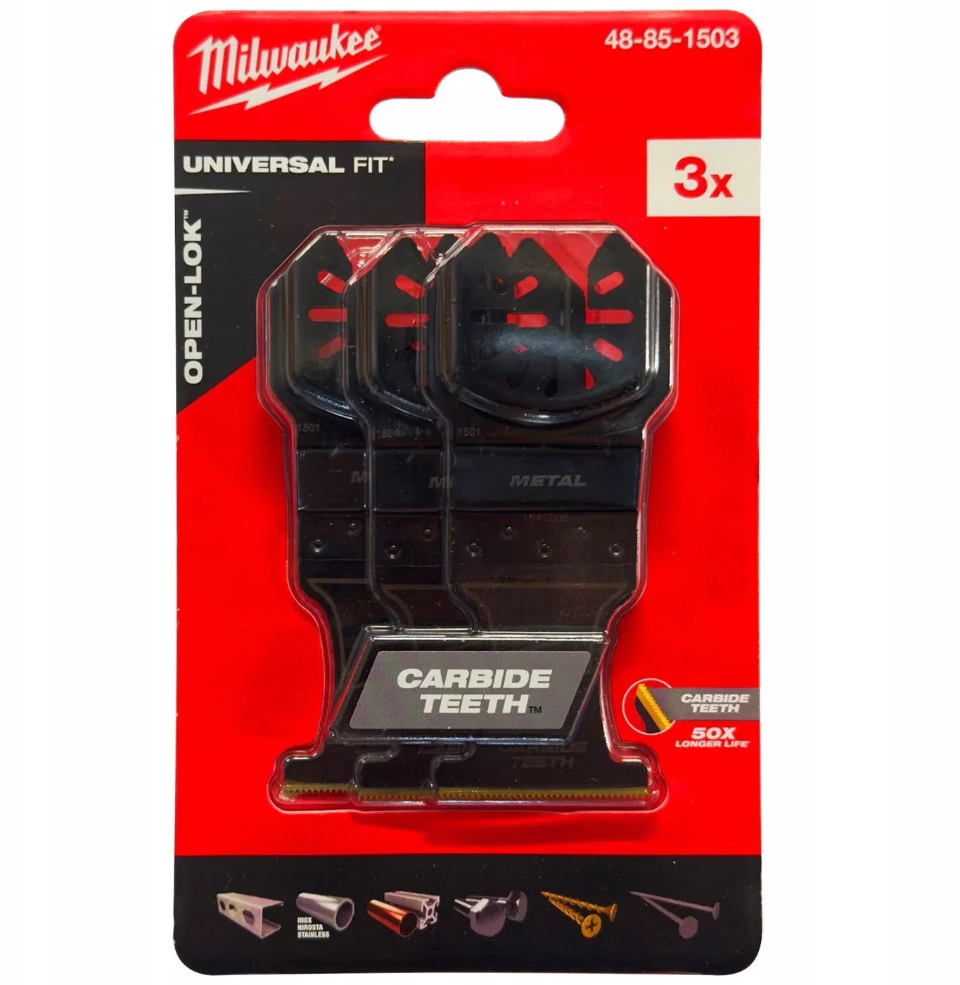 MILWAUKEE MT TCT-Sägeblatt für Metall, 35 mm / 3 Stück