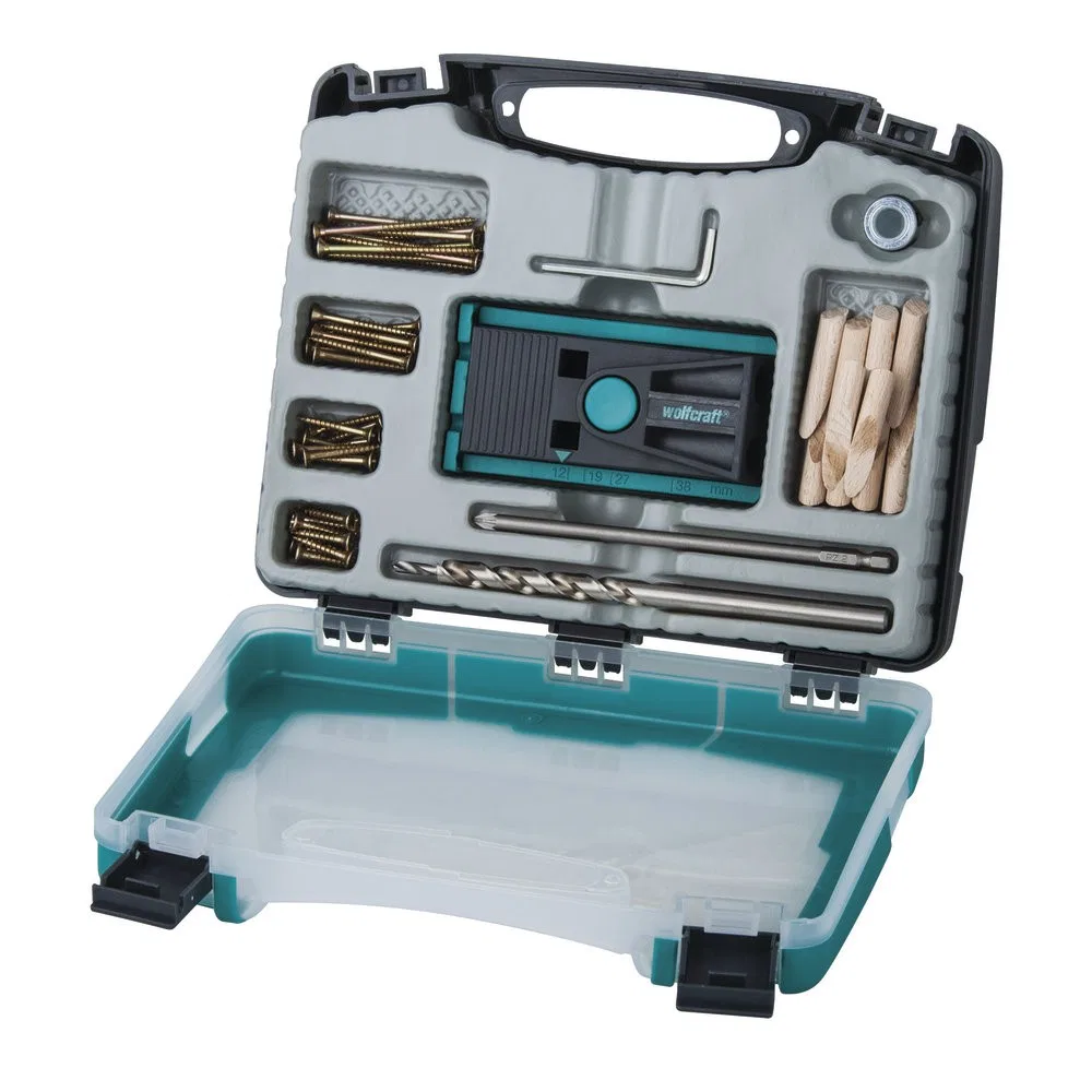 Wolfcraft Set für unsichtbare Holzverbindungen Undercover Jig (4642000)