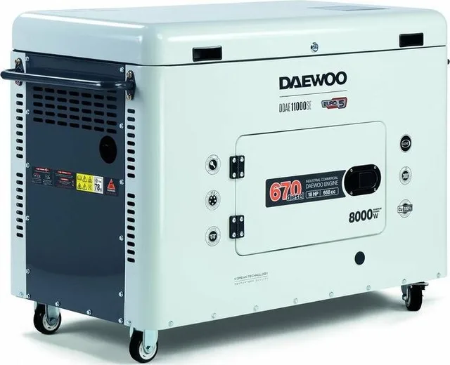 Daewoo-Stromaggregat 11000SE, 8000 W, 3-phasig