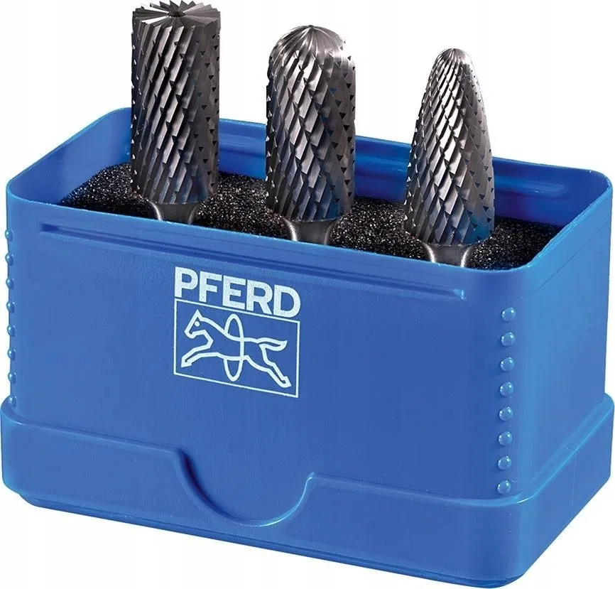 3-teiliges Hartmetall-Fräserset PFERD 1507 Z3P 12 mm