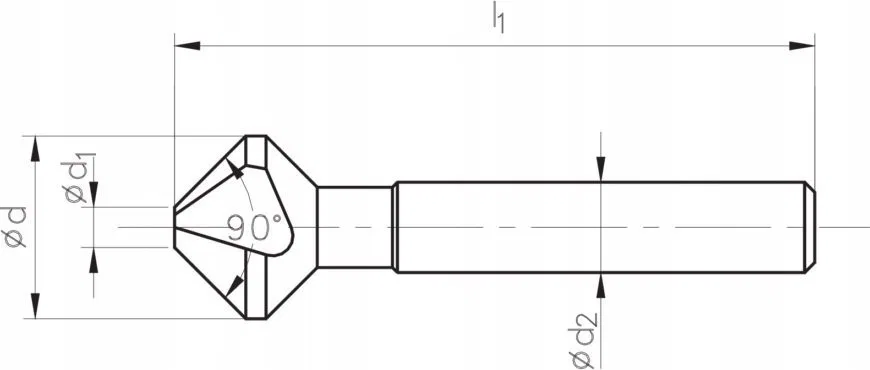 Senker DIN 335-C 30,0  HSSE TIN