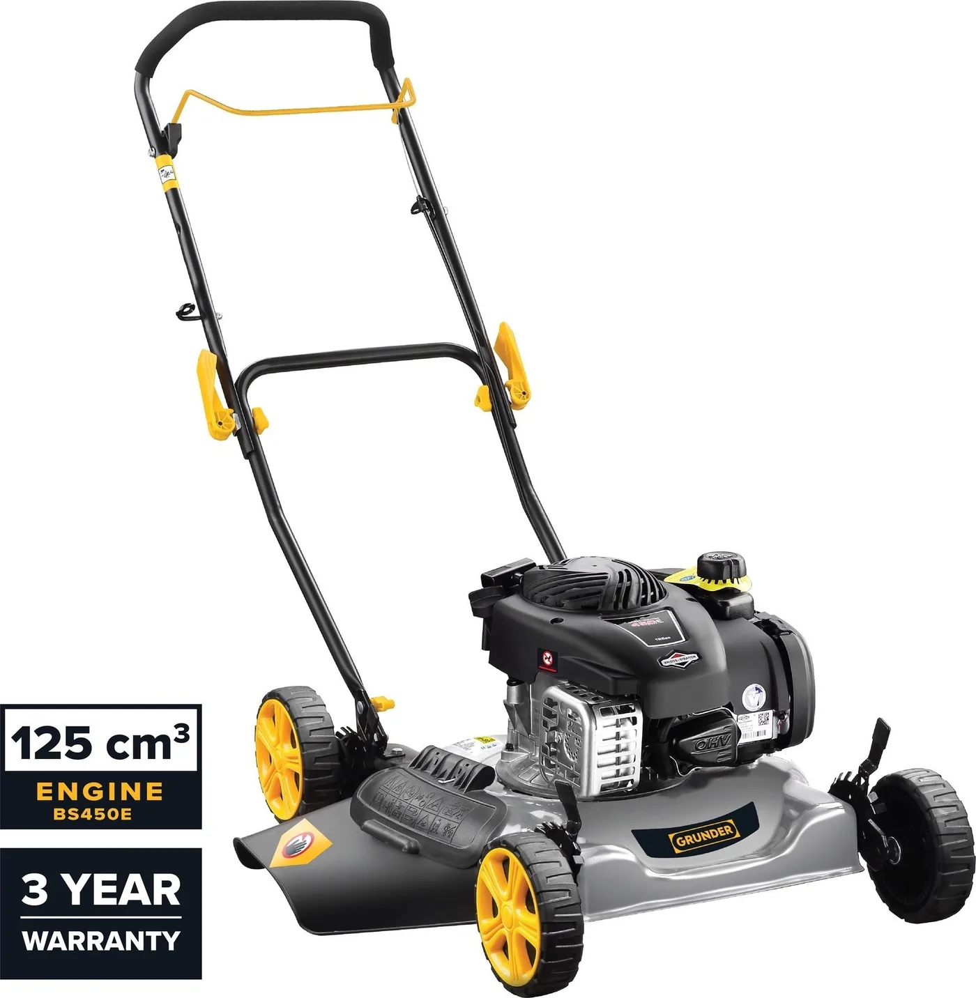 Benzinrasenmäher Grunder PETROL LAWNM M510I-1-BS450E 50 cm GRUNDER