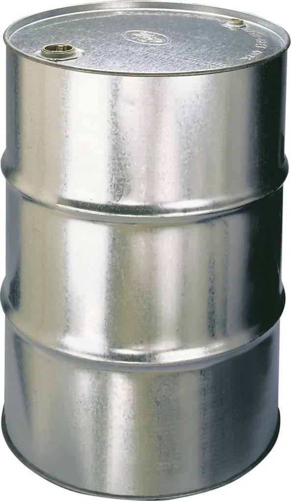 Meva Stahlfass, verzinkt, 200 l, mit 3/4-Zoll- und 2-Zoll-Öffnungen