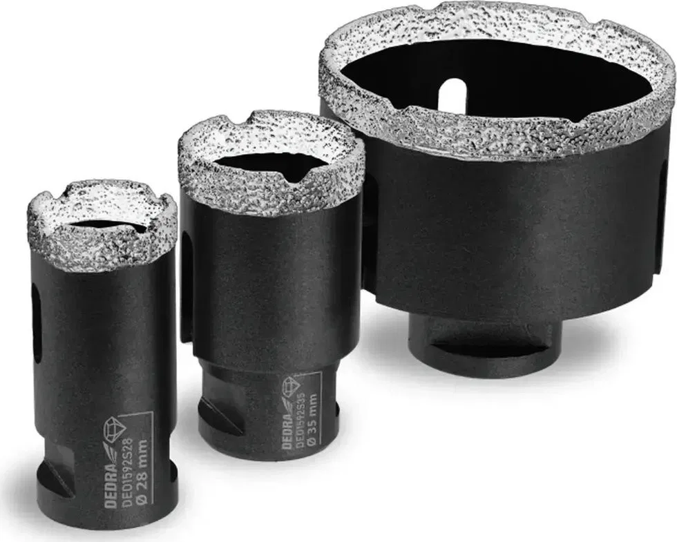 Dedra Diamantbohrerset VB, 3-teilig, 28, 35, 68 mm