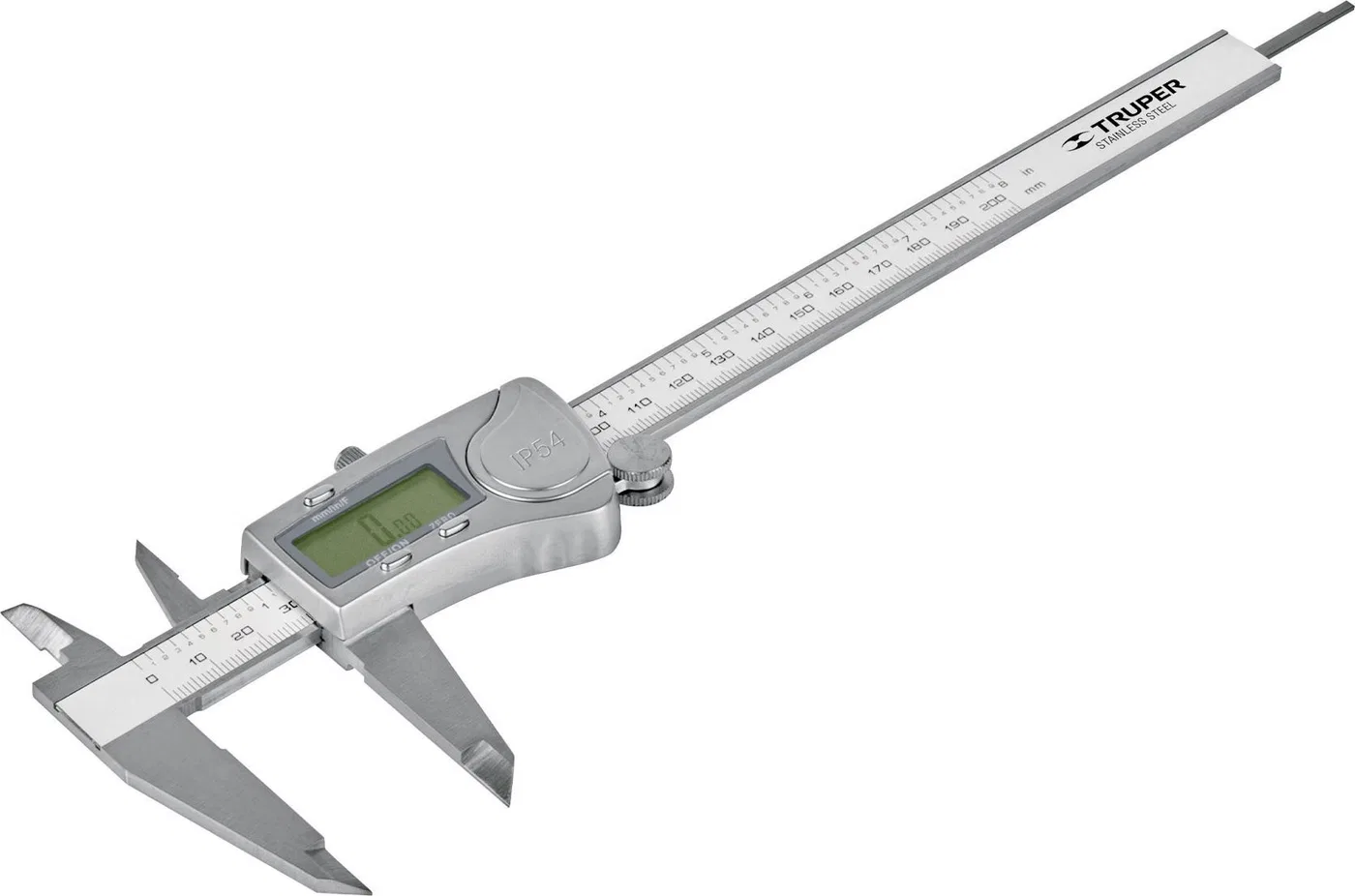 Truper Digitaler Messschieber. Genauigkeit 0,01 mm. Minimale Messstärke 0,01 mm, maximale Messstärke 150 mm Truper