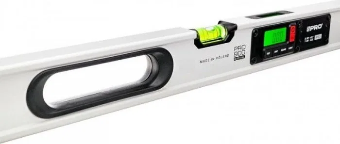 PRO-Wasserwaage PRO900 mit elektronischer Anzeige und Magneten, 180 cm (1 Stück)