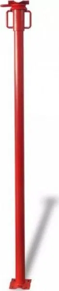 vidaXL Teleskopstange, 280 cm, rot