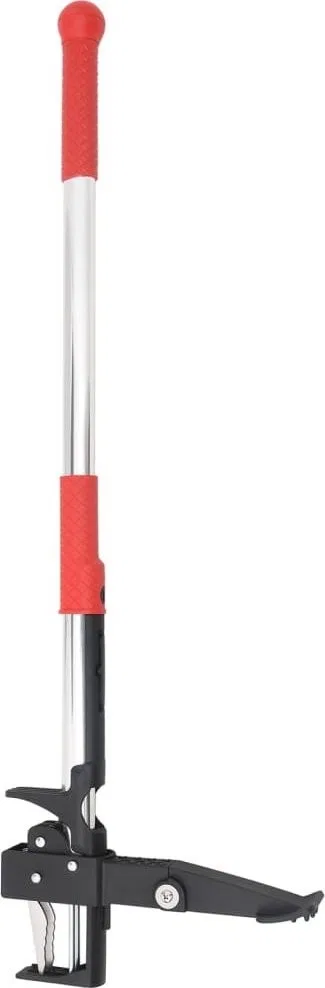 vidaXL Unkrautstecher, rot-silber, 99,5 cm