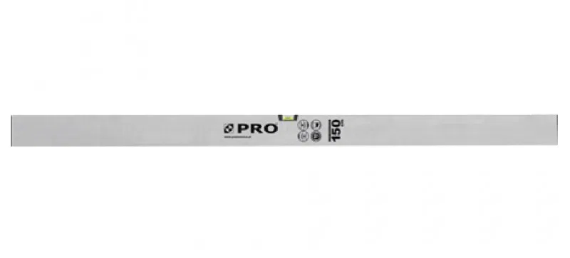 PRO Maurerlatte mit Wasserwaage, 250 cm, 3-01-02-19-250