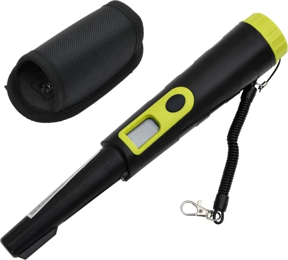 vidaXL Präzisions-Metalldetektor mit LCD-Display, schwarz-gelb