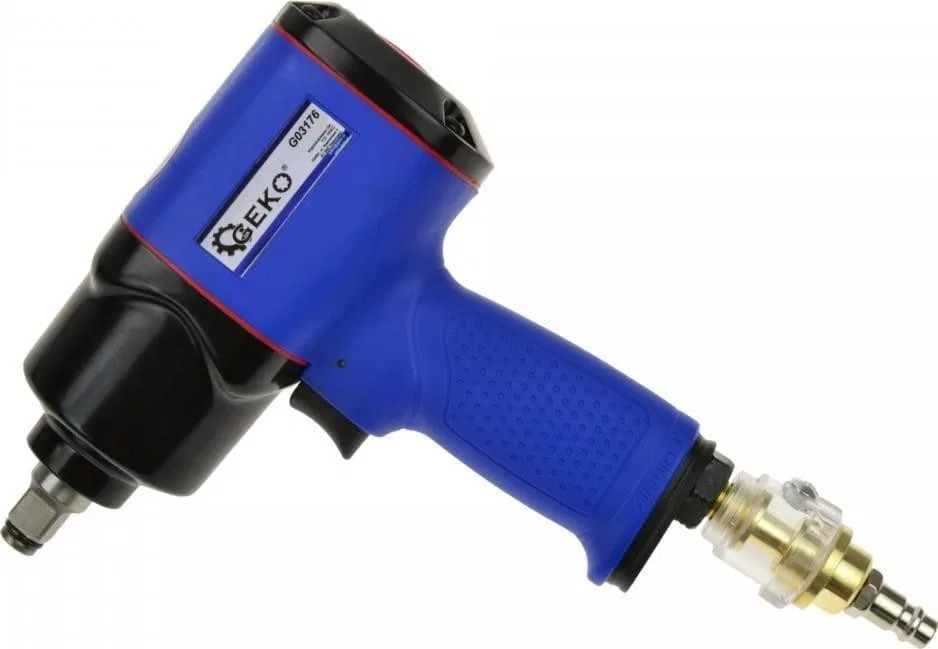 Geko Druckluft-Schlagschrauber 1/2" + Ölflasche (6) G03176 GEKO