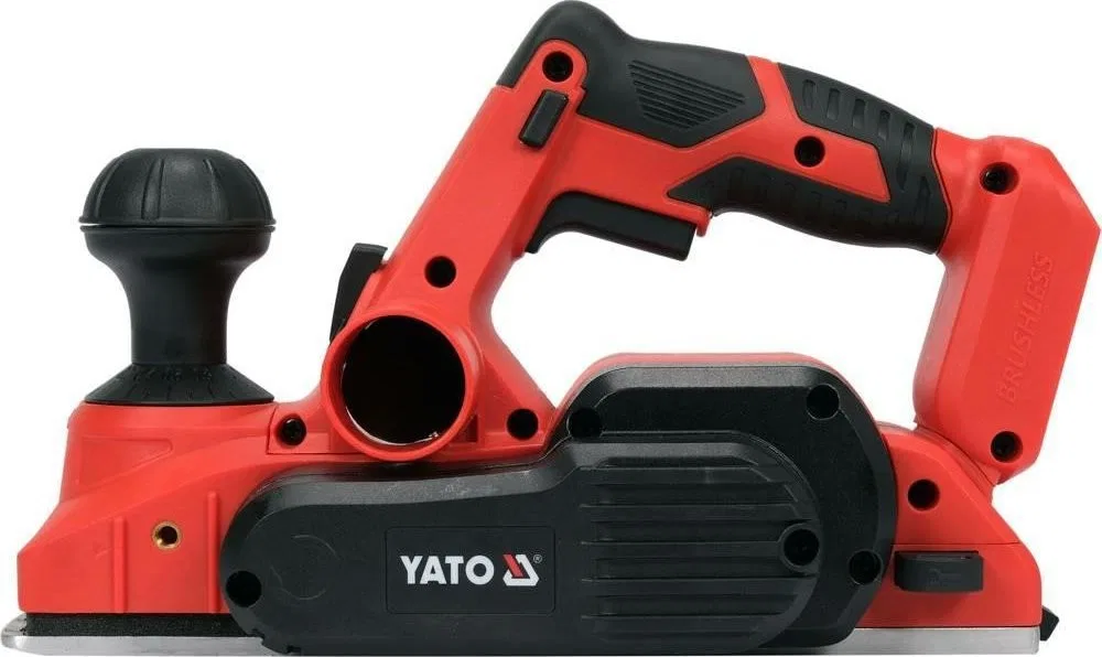 Yato 18-V-Akku-Hobel mit bürstenlosem Motor, ohne Schaft.