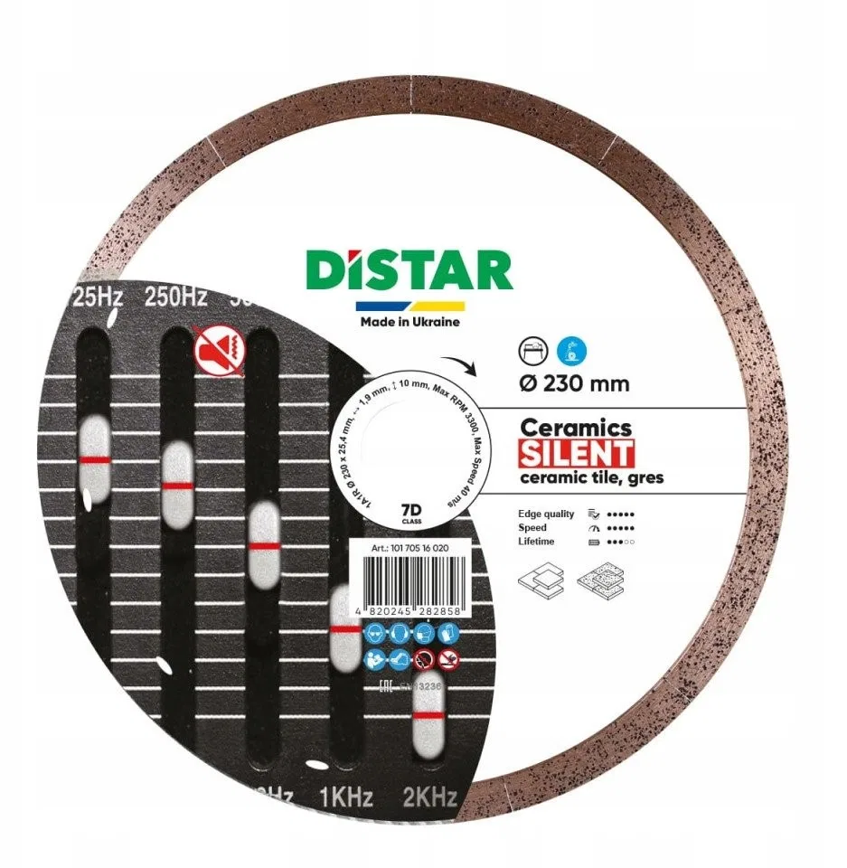 DISTAR DIAMOND BLADE CERAMIC SILENT 230 x 1,9 x 10 x 25,4