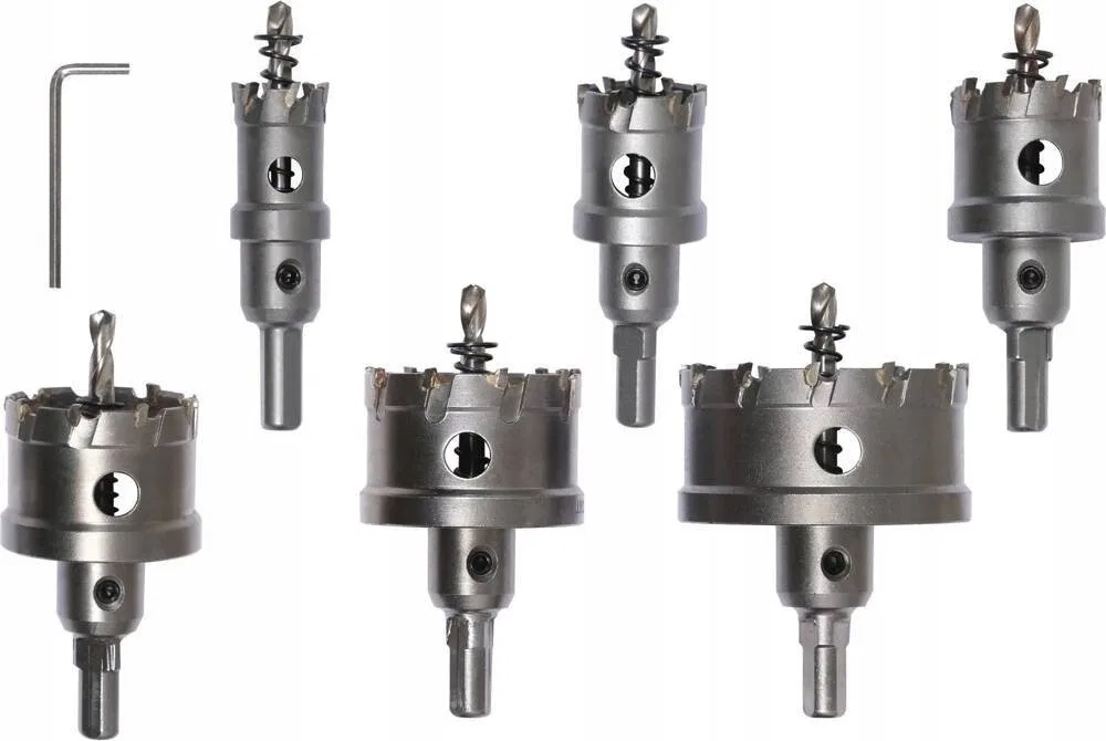 Yato YT. TCT-Lochsägen-Set für Metall, 6-teilig.