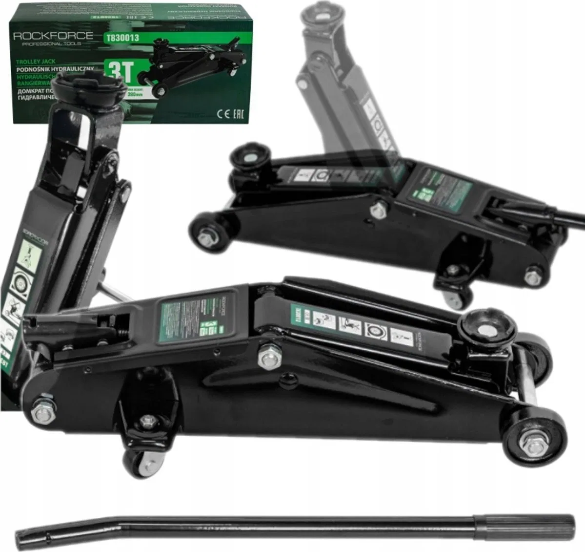 Beschaffung ROCKFORCE Hebebock „Frosch“ 3 t, 135–380 mm