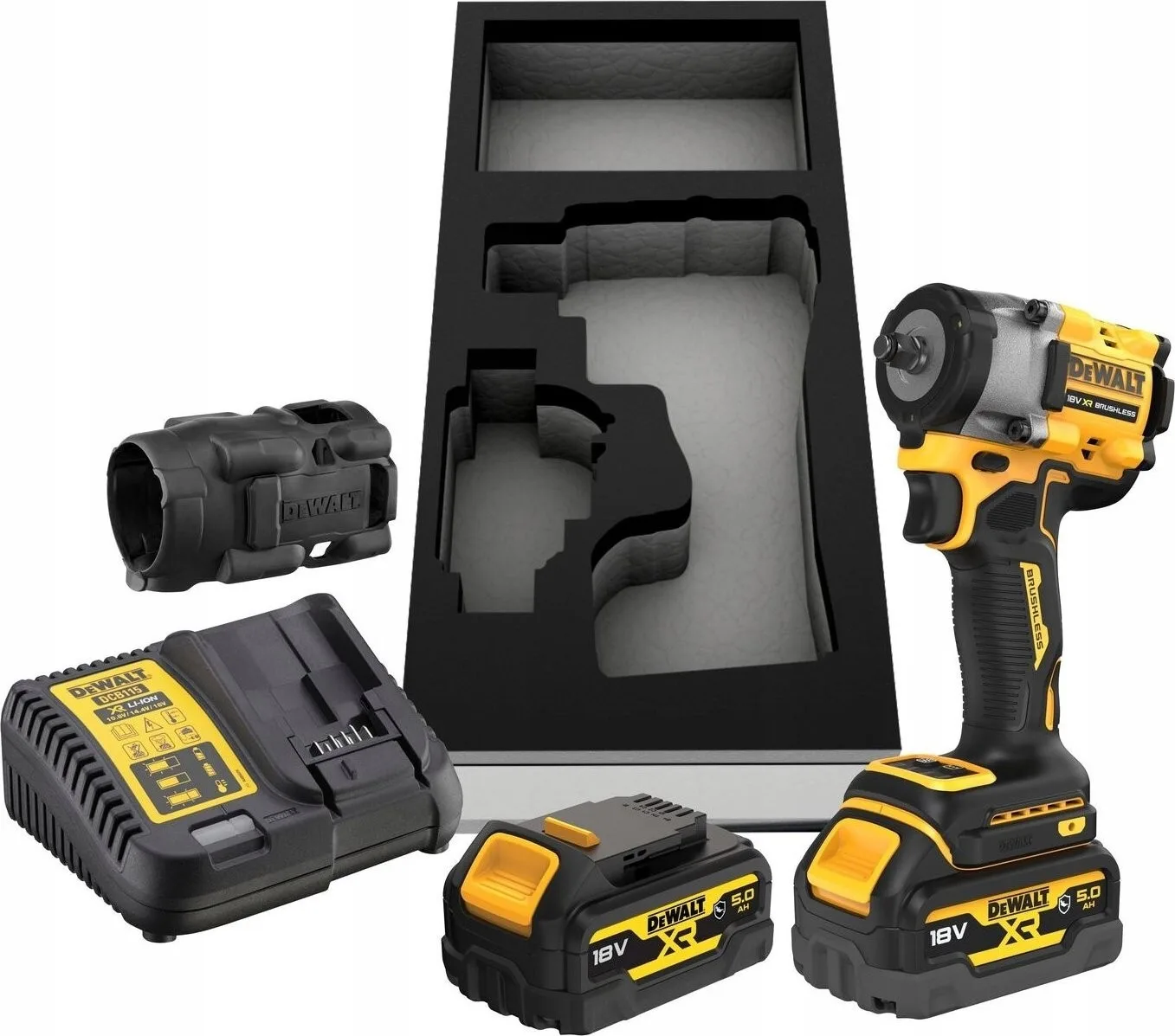 Dewalt 18-V-XR-Schlagschrauber, kompakter 3/8"-Schlagschrauber, 2 x 5 Ah