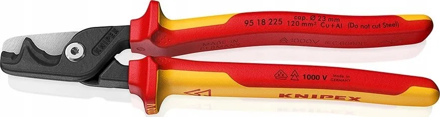 Knipex Kabelschere StepCut XL VDE 225 mm