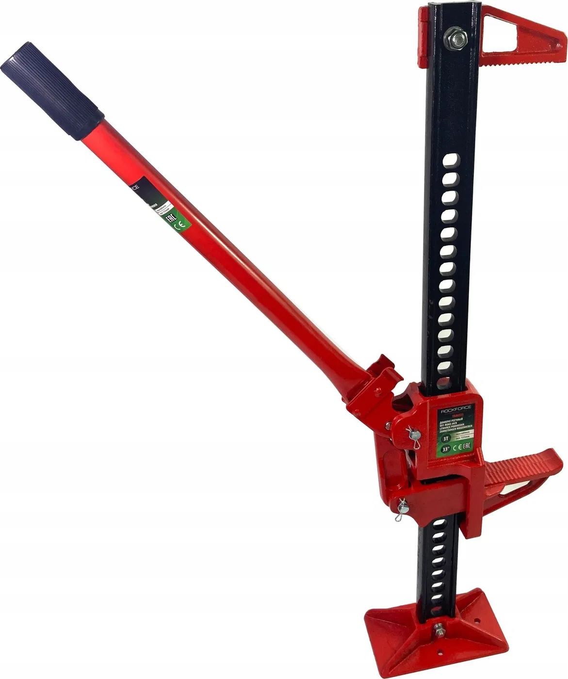 Rockforce Hi-Lift 3t 33" Land- und Eisenbahn-Hebebock