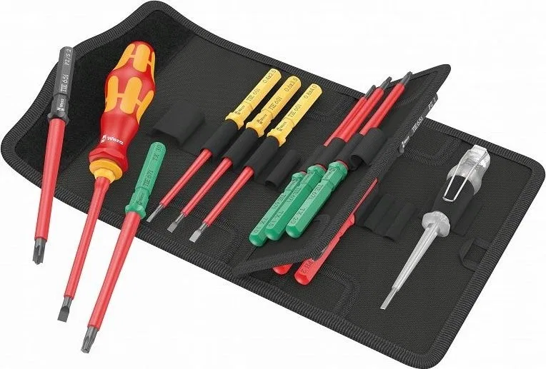 WERA 16-teiliges Schraubendreher-Set für Elektriker WERA KK VDE 16