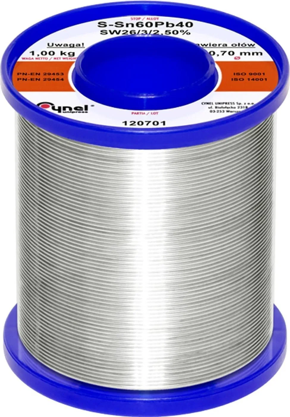Blow 9401                Zinn 0,70 g/kg/Bindemittel lc60-sw26