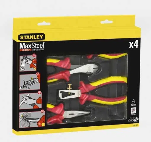 Stanley MaxSteel VDE-Zangen, 4er-Set (84-489)