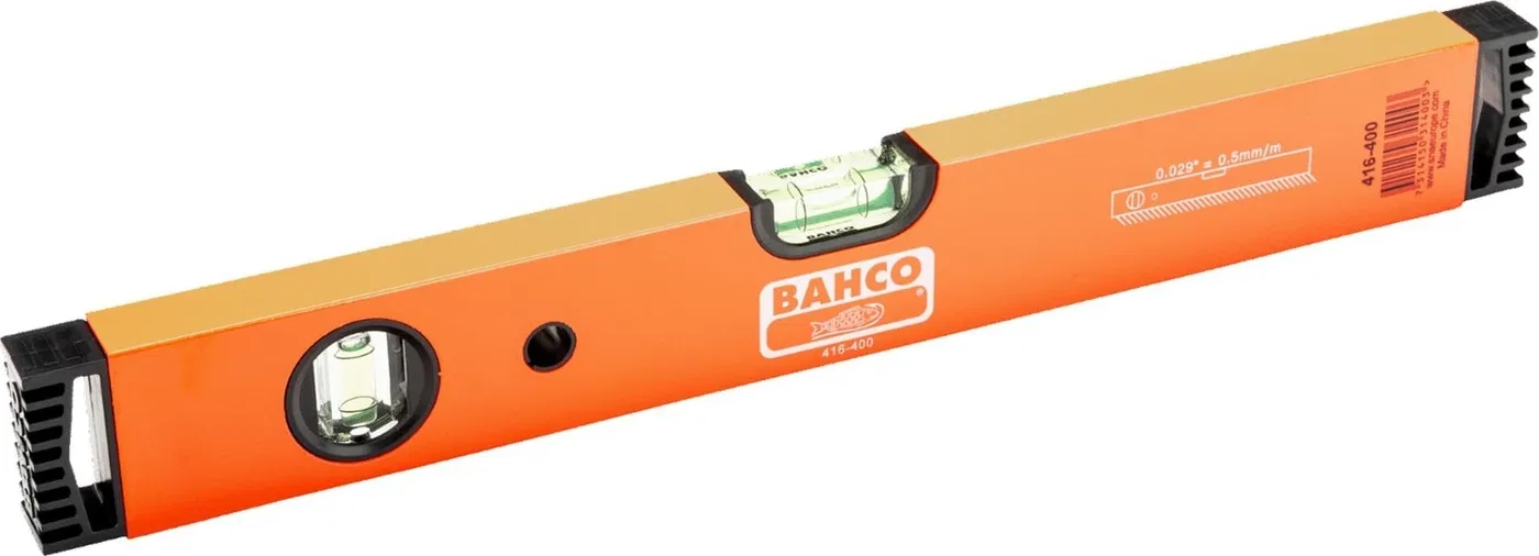 Bahco Wasserwaage 1200 mm, Genauigkeit 0,5 mm/m, 2 f BAHCO
