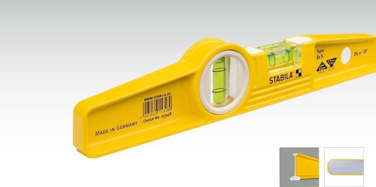 Stabila Wasserwaage Serie 81 S, 25 cm