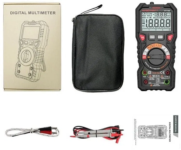 Digitalmultimeter Habotest HT118E True RMS NCV