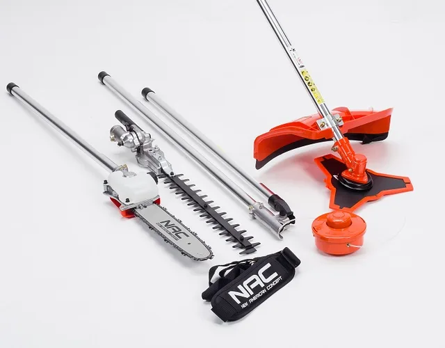 NAC Benzin-Rasentrimmer Combo 1,6 PS 44/25,5 cm + Zubehör (BP427-16MU-T)