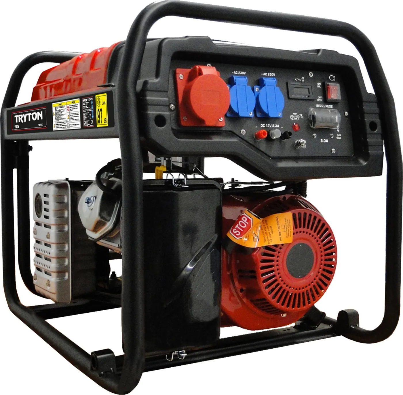 Tryton-Stromaggregat, 5 kW (max. 5,5 kW), AVR, 1×400 V, 2×230 V