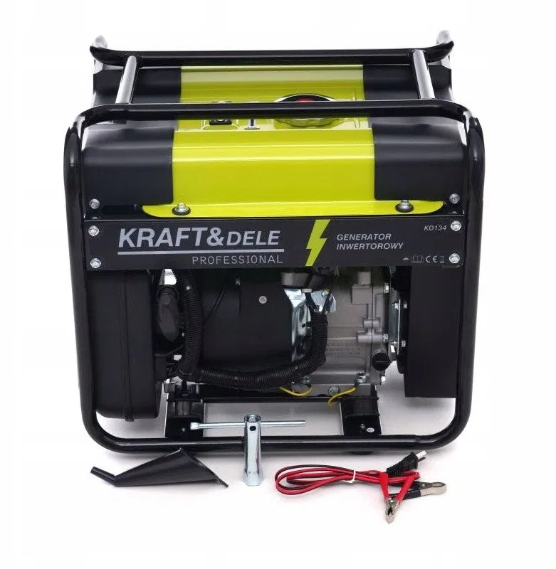 Kraft&Dele 4000 W einphasiger mobiler Benzin-Stromgenerator