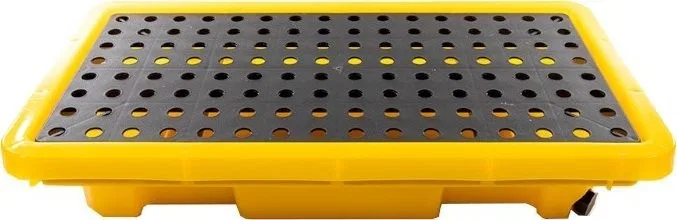 R&B Auffangwanne mit Gitterrost, Fassungsvermögen 20 l, Abmessungen 665 x 360 x 120 mm