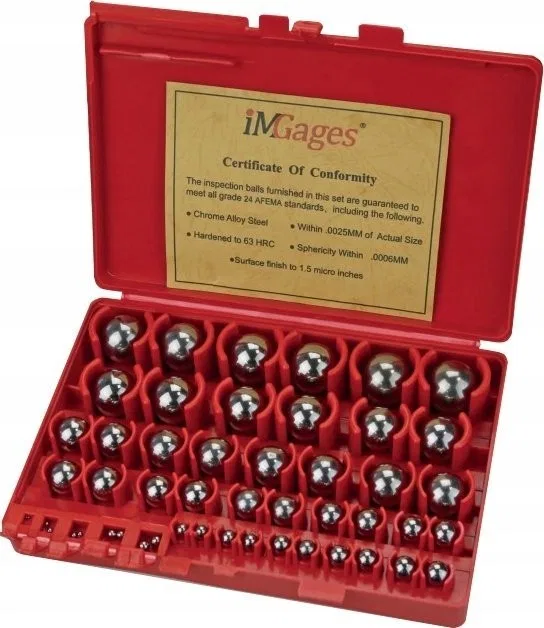 Gimex Messkugeln Ø 1–25 mm / 50 Stück