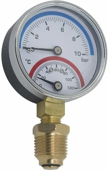 Industrielles Bimetall-Thermometer, Modell R52, radial