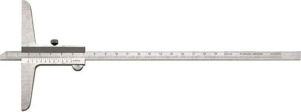 Professionelles Tiefenmessgerät FORTIS 300 mm INOX