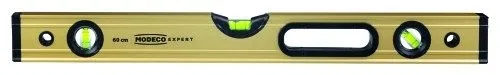 80 cm eloxierte Wasserwaage MAX LEVEL GOLD 90° 0° 45° mit Magnethalterung [EXPERT]