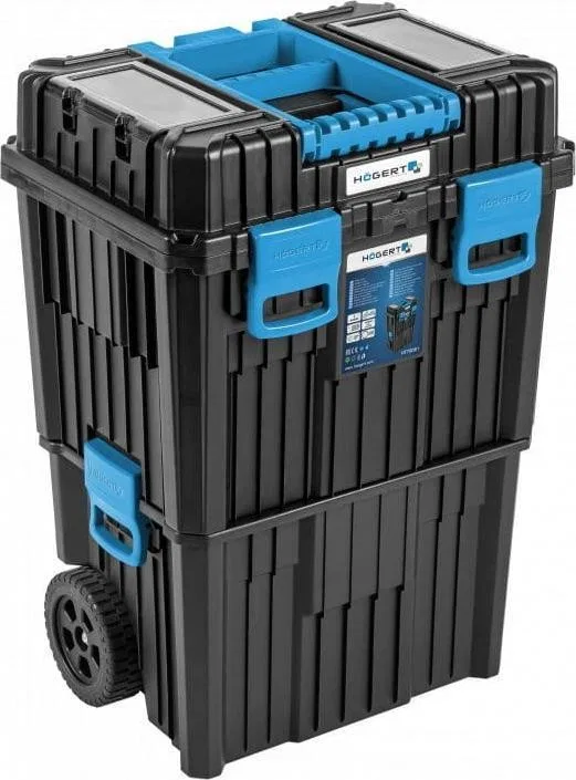Högert Technik Werkzeugkasten auf Rollen Ht7G081