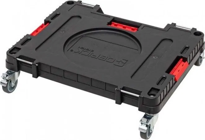 Qbrick Rollbare Plattform Qbrick System ONE 2.0 Transportplattform Workshop schwarz
