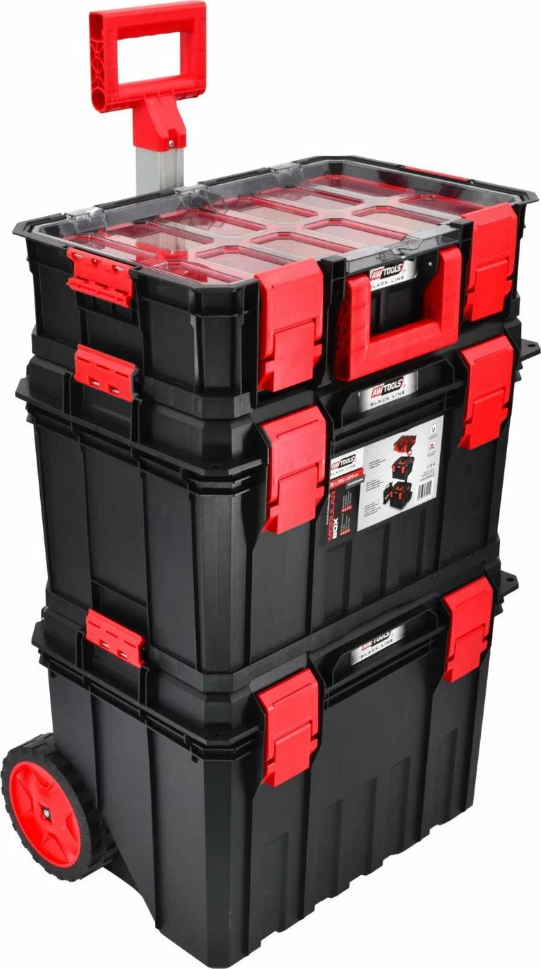 AWTools AWTOOLS Modularer Werkzeugkasten MODULAR BOX 4-in-1-Set 530 x 355 x 825 mm