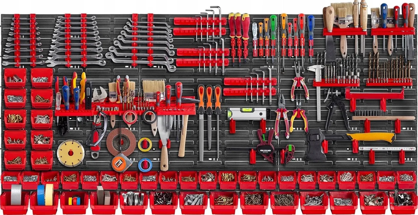 Kadax KADAX Werkzeugtafel Wand 174 x 78 cm, 110 Teile